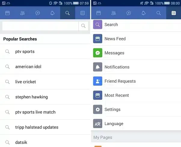 Facebook Lite — 스크린샷 5