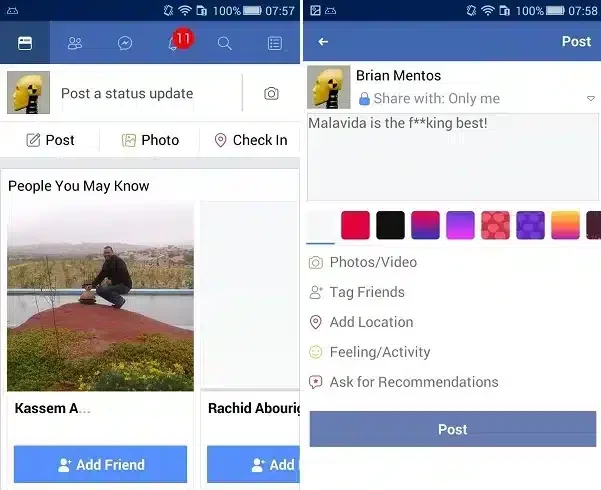 Facebook Lite — 스크린샷 6