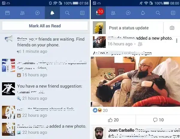 Facebook Lite — 스크린샷 7