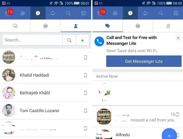 Facebook Lite — 스크린샷 8